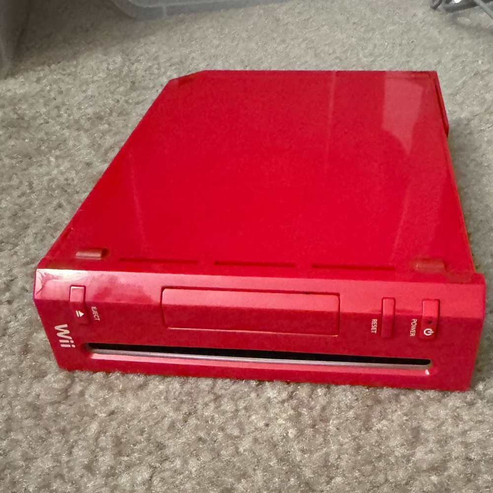 Red Wii Console